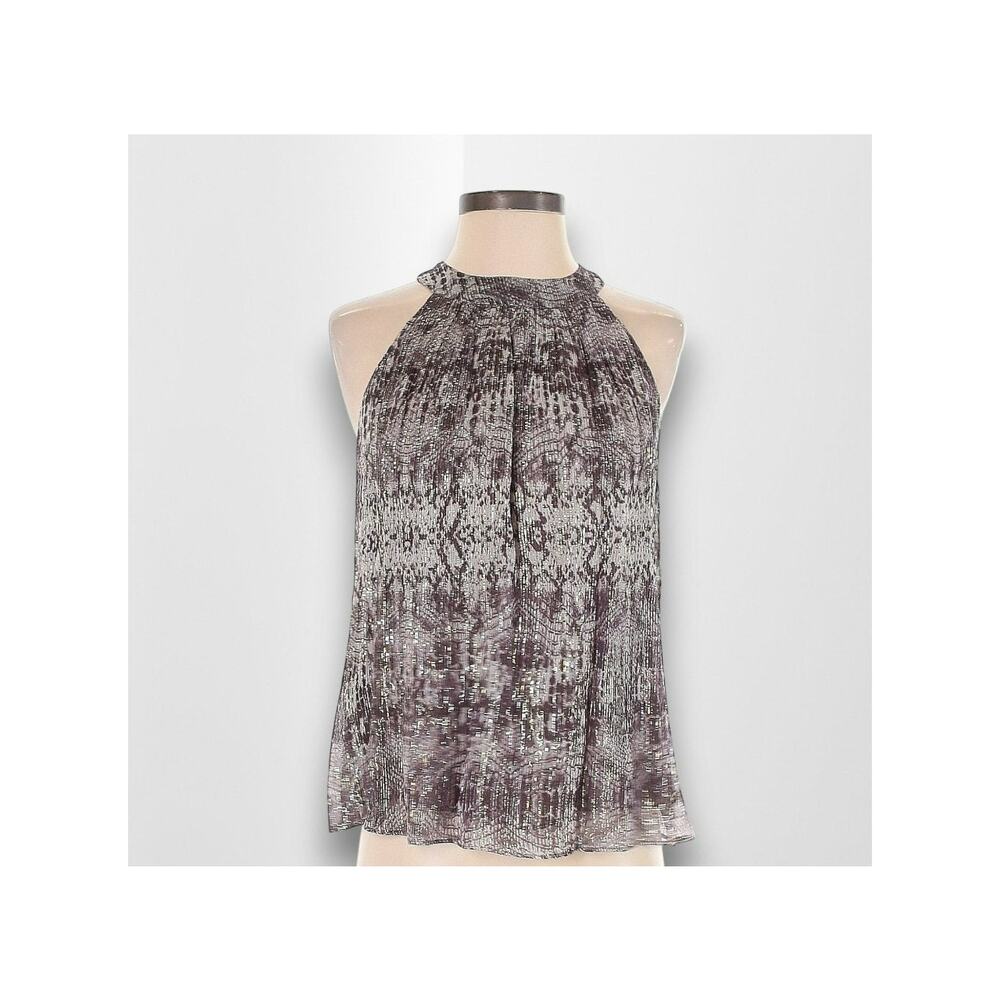 Anthropologie Velvet by Graham & Spencer XS Debbie Snakeskin Printed Tank Top